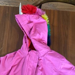 Mini Boden 6-7 year unicorn snowsuit